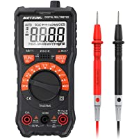 Multímetro Meterk 2000 Cuentas Multímetro Digital Multi Tester AC-DC Resistencia Capacidad ncv-116 de Frecuencia de…